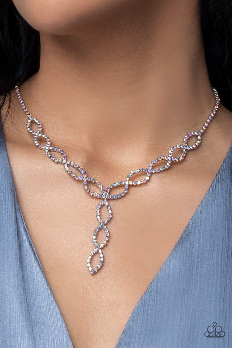 Infinitely Icy Multi Necklace- Paparazzi