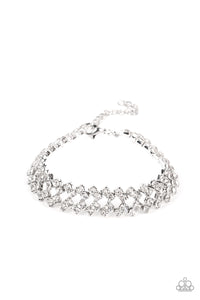 Seize The Sizzle White Bracelet- Paparazzi