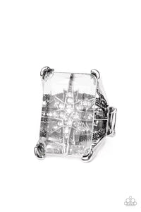 Starry Serenity White Ring- Paparazzi