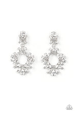 Load image into Gallery viewer, Leave Them Speechless White Earrings- Paparazzi