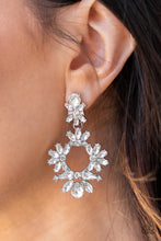 Load image into Gallery viewer, Leave Them Speechless White Earrings- Paparazzi