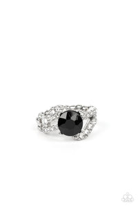 Blockbuster Boom Black Ring- Paparazzi