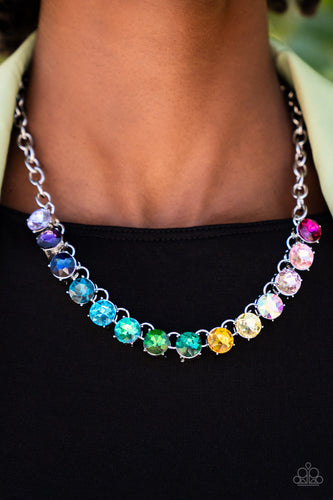 Rainbow Resplendence Multi Necklace- Paparazzi