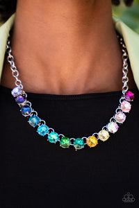 Rainbow Resplendence Multi Necklace- Paparazzi