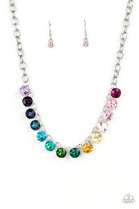 Rainbow Resplendence Multi Necklace- Paparazzi