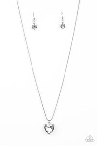 Smitten With Style White Necklace- Paparazzi