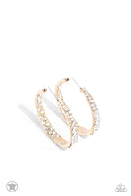 Load image into Gallery viewer, GLITZY By Association Gold Earrings- Paparazzi