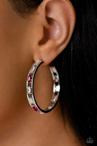 The Gem Fairy Pink Earrings- Paparazzi