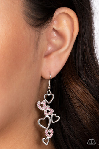 Sweetheart Serenade Pink Earrings- Paparazzi