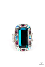 Load image into Gallery viewer, Radiant Rhinestones Blue Ring- Paparazzi