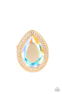 Illuminated icon Gold Ring- Paparazzi