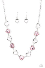 Load image into Gallery viewer, Contemporary Cupid Pink Necklace- Paparazzi