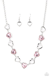 Contemporary Cupid Pink Necklace- Paparazzi
