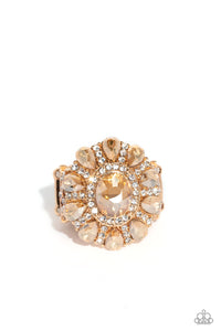 GLIMMER and Spice Gold Ring- Paparazzi