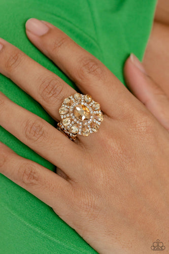 GLIMMER and Spice Gold Ring- Paparazzi