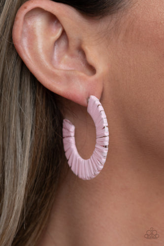 A Chance Of RAINBOWS Pink Earrings- Paparazzi