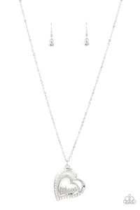 A Mothers Heart White Necklace- Paparazzi