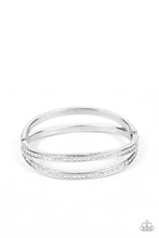 Load image into Gallery viewer, A Show Of FIERCE White Bracelet- Paparazzi