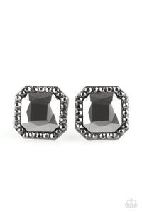 Act Your Ageless Black Earring- Paparazzi