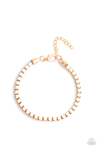 Boxing Champ Gold Bracelet- Paparazzi