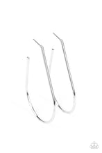 Load image into Gallery viewer, City Curves Silver Earrings- Paparazzi