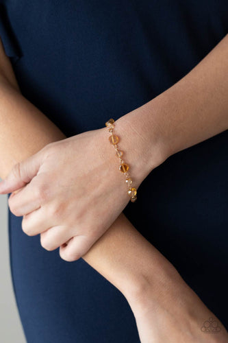 Colorfully Cosmic Gold Bracelet- Paparazzi