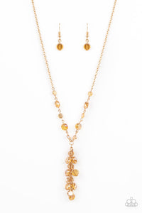 Cosmic Charisma Gold Necklace- Paparazzi