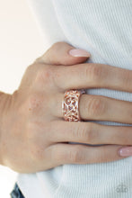 Load image into Gallery viewer, Di-VINE Design Rose Gold Ring- Paparazzi