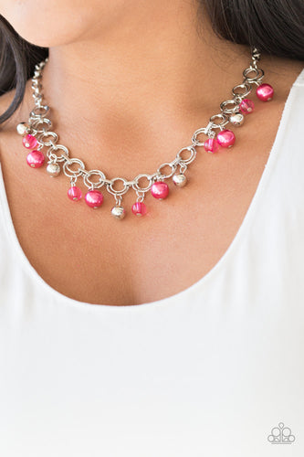 Fiercely Fancy Pink Necklace- Paparazzi