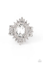 Load image into Gallery viewer, Five-Star Stunner White Ring- Paparazzi