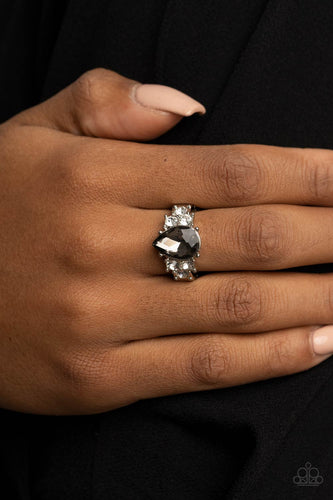 Happily Ever Eloquent Silver Ring- Paparazzi