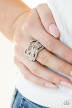 Load image into Gallery viewer, High Rollin White Ring- Paparazzi