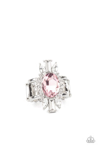 Icy Icon Pink Ring- Paparazzi