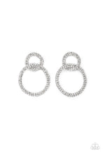 Load image into Gallery viewer, Intensely Icy Black Earrings- Paparazzi