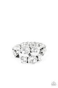 Interstellar Fashion White Ring- Paparazzi