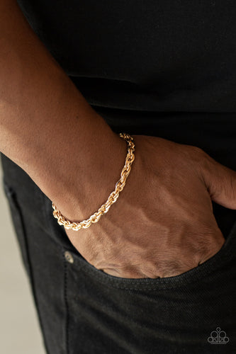 Last Lap Gold Bracelet- Paparazzi