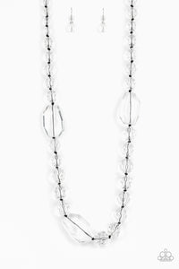 Malibu Masterpiece White Necklace- Paparazzi