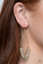 Load image into Gallery viewer, Me, Myself, And Ice Gold Earrings- Paparazzi