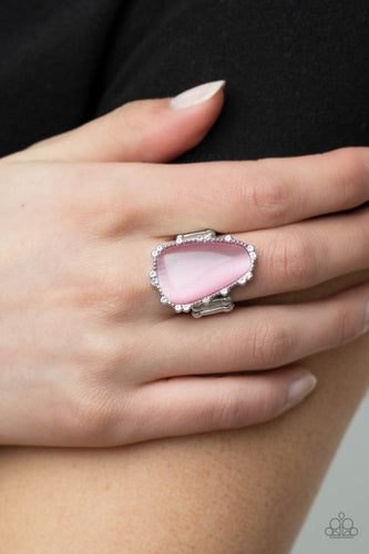 Newport Nouveau Pink Ring- Paparazzi