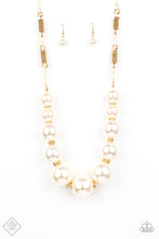 Load image into Gallery viewer, Pearly Prosperity Gold Necklace FFA1020- Paparazzi