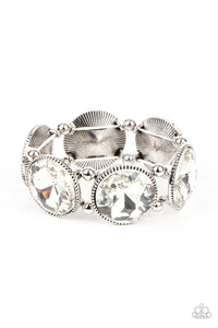 Powerhouse Hustle White Bracelet- Paparazzi