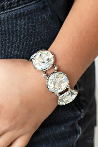 Powerhouse Hustle White Bracelet- Paparazzi