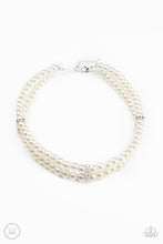 Load image into Gallery viewer, Put On Your Party Dress White Necklace- Paparazzi