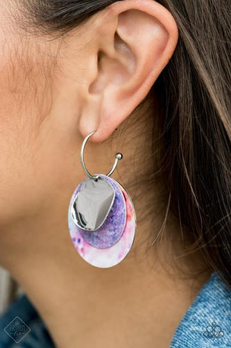 Ride Or TIE DYE Multi Earrings SS1020- Paparazzi