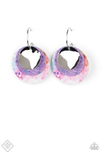 Ride Or TIE DYE Multi Earrings SS1020- Paparazzi