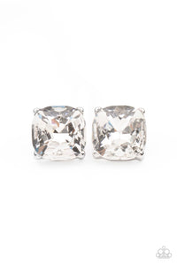 Royalty High White Earrings- Paparazzi