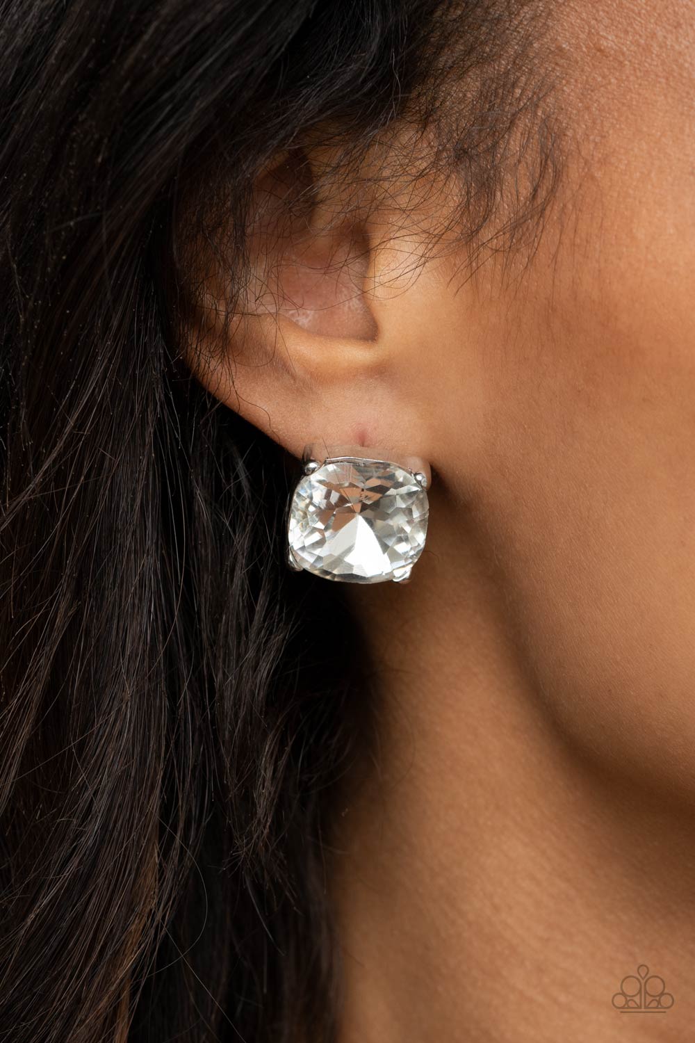 Royalty High White Earrings- Paparazzi