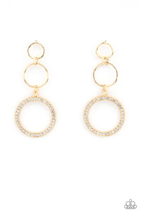 Rule-Breaking Radiance Gold Earrings- Paparazzi