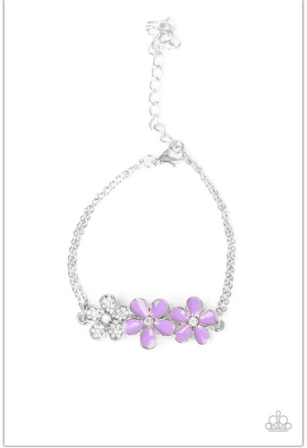 Flowering Fiji Purple Bracelet- Paparazzi