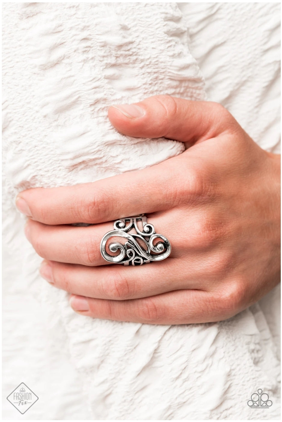 Musical Motif Silver Ring GM0920- Paparazzi